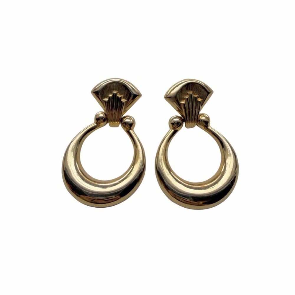 Vintage Gold-tone Drop Earrings ✨